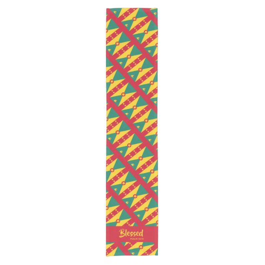 GRENADA Gesegnete Christliche Schrift Kurzer Tischläufer (Vorderseite)