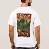 Grenada Gewürzinsel Vibes T-Shirt (Rückseite)