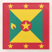 Grenada Glasuntersetzer (Vorderseite)