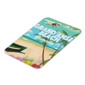 Grenada Grand Anse Beach Travel Poster Magnet (Linke Seite)