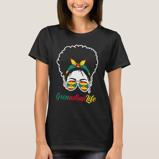 Grenada Grenader Grenadisches Leben T-Shirt (Vorderseite)