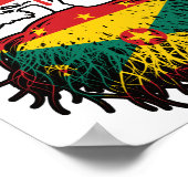 Grenada Grenadian Canadian Tree Roots Flag Poster (Ecke)