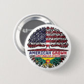 Grenada Grenadian US American United States Button (Vorne & Hinten)
