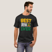 Grenada Grenadische Flagge Grenadian Pater Beste G T-Shirt (Vorne ganz)