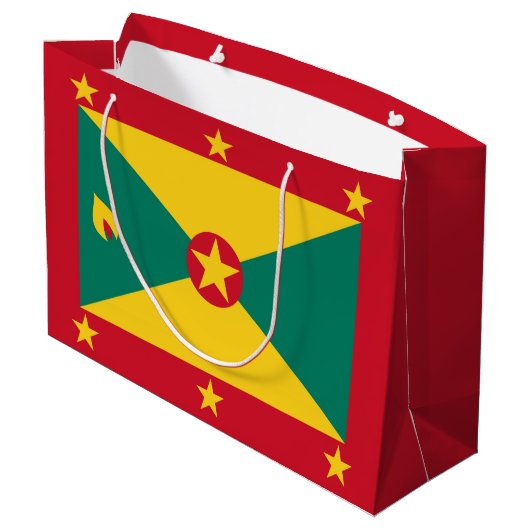 Grenada Große Geschenktüte (Rückseite Schrägansicht)