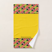 GRENADA JAMAICA FLAG PASSENDE ScripturGELBE Badhandtuch Set (Handtuch)