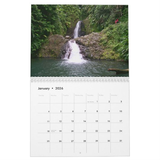 Grenada-Kalender Kalender (Jan 2026)