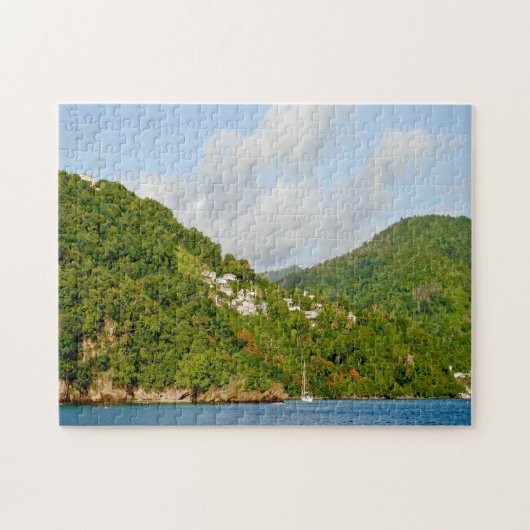 Grenada Karibik-Landschaft. Puzzle (Horizontal)