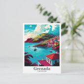 Grenada Karibisches Tessin Postkarte (Stehend Vorderseite)