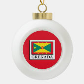 Grenada Keramik Kugel-Ornament (Vorderseite)