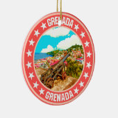 Grenada Keramik Ornament (Rechts)