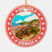 Grenada Keramik Ornament (Vorne)