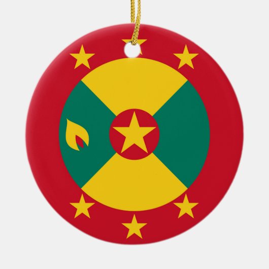 Grenada Keramik Ornament (Vorne)