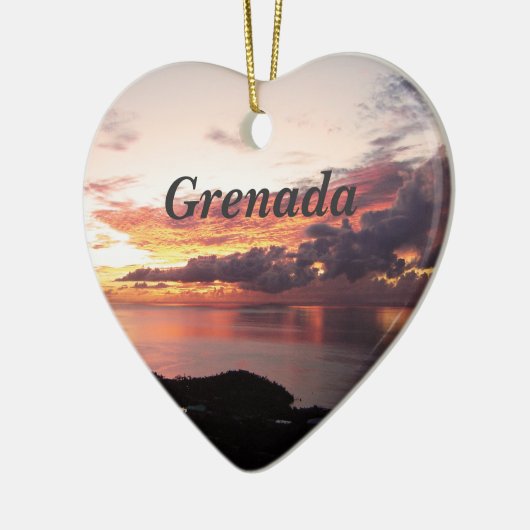 Grenada Keramik Ornament (Links)