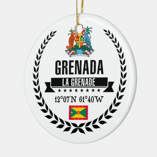 Grenada Keramikornament (Links)