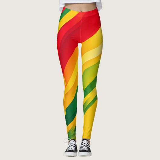 Grenada klassisch farbenfroh leggings (Vorderseite)