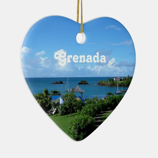 Grenada-Landschaft Keramikornament (Rechts)
