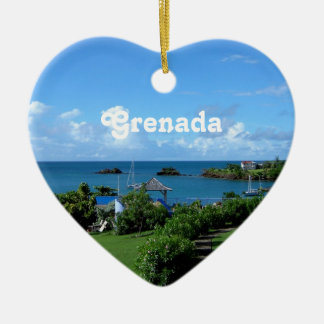 Grenada-Landschaft Keramikornament