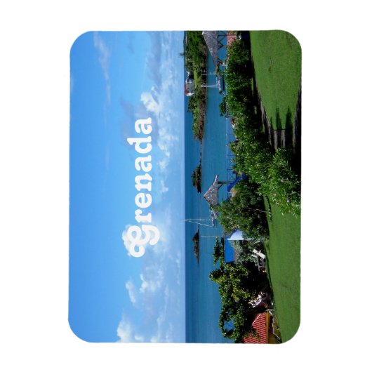 Grenada Landschaft Magnet (Vertikal)