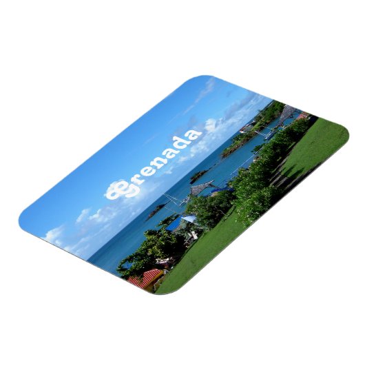 Grenada Landschaft Magnet (Linke Seite)