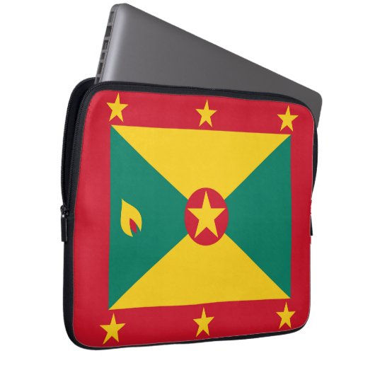 Grenada Laptopschutzhülle (Vorne Rechts)
