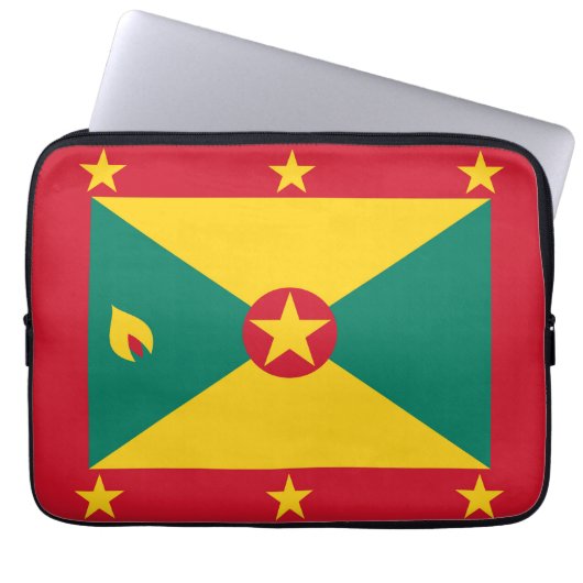 Grenada Laptopschutzhülle (Vorderseite)
