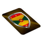 Grenada Mettalic Emblem Magnet (Rechte Seite)