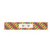 GRENADA Monogram Wedding Celebration Einladungsbanderole (Flach)