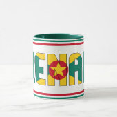 Grenada National Flag Patriotic Kaffee Tasse (Zentrum)