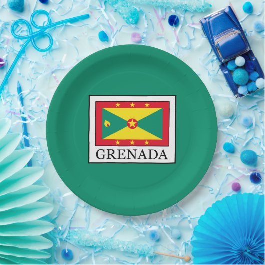 Grenada Pappteller (Party)