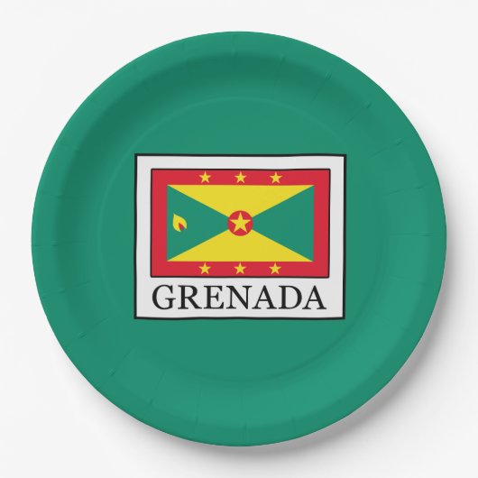 Grenada Pappteller (Vorderseite)