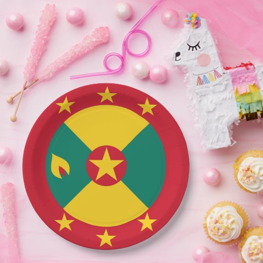 Grenada Pappteller (Party)