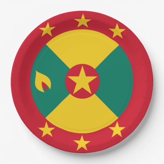 Grenada Pappteller (Vorderseite)