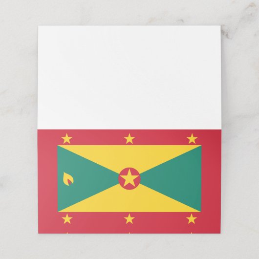 Grenada Platzkarte (Außenseite Aufgefaltet)