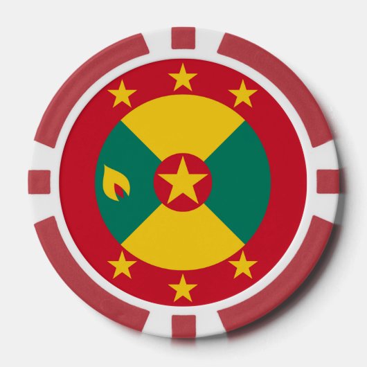 Grenada Pokerchips (Vorderseite)