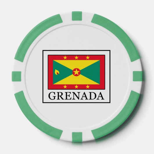 Grenada Pokerchips (Vorderseite)