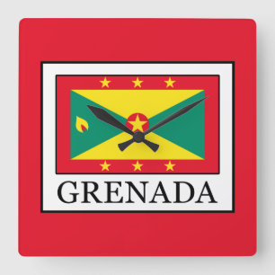 Grenada Quadratische Wanduhr