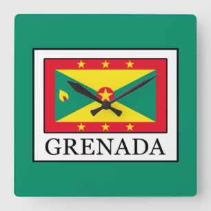Grenada Quadratische Wanduhr