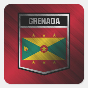 Grenada Quadratischer Aufkleber