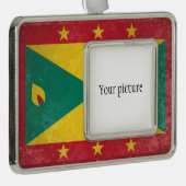 Grenada Rahmen-Ornament Silber (Rechts)