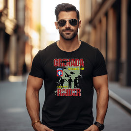 Grenada Raider 82. ABN dunkler T - Shirt