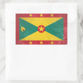 Grenada Rechteckiger Aufkleber (Tasche)