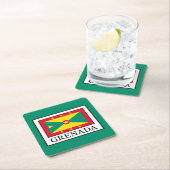 Grenada Rechteckiger Pappuntersetzer (Vor Ort)