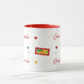 Grenada Roots Pattern Mug | Caribbean Flag Tasse (Zentrum)