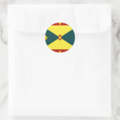 Grenada Runder Aufkleber (Tasche)