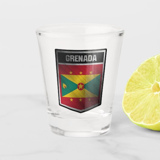 Grenada Schnapsglas (Vorderseite)