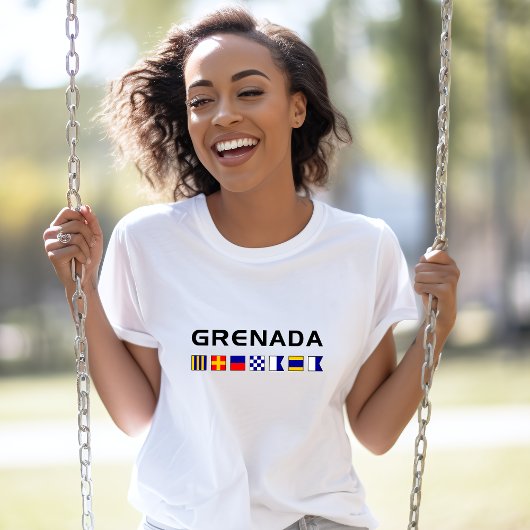 Grenada: Seeschifffahrtsflaggen T-Shirt