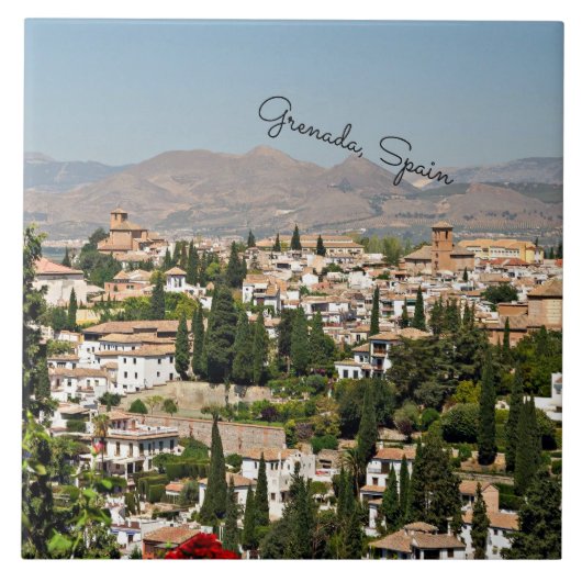 Grenada, Spanien Fliese (Vorderseite)