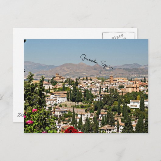 Grenada, Spanien Postkarte (Vorne/Hinten)