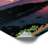 Grenada Sunset Poster (Ecke)